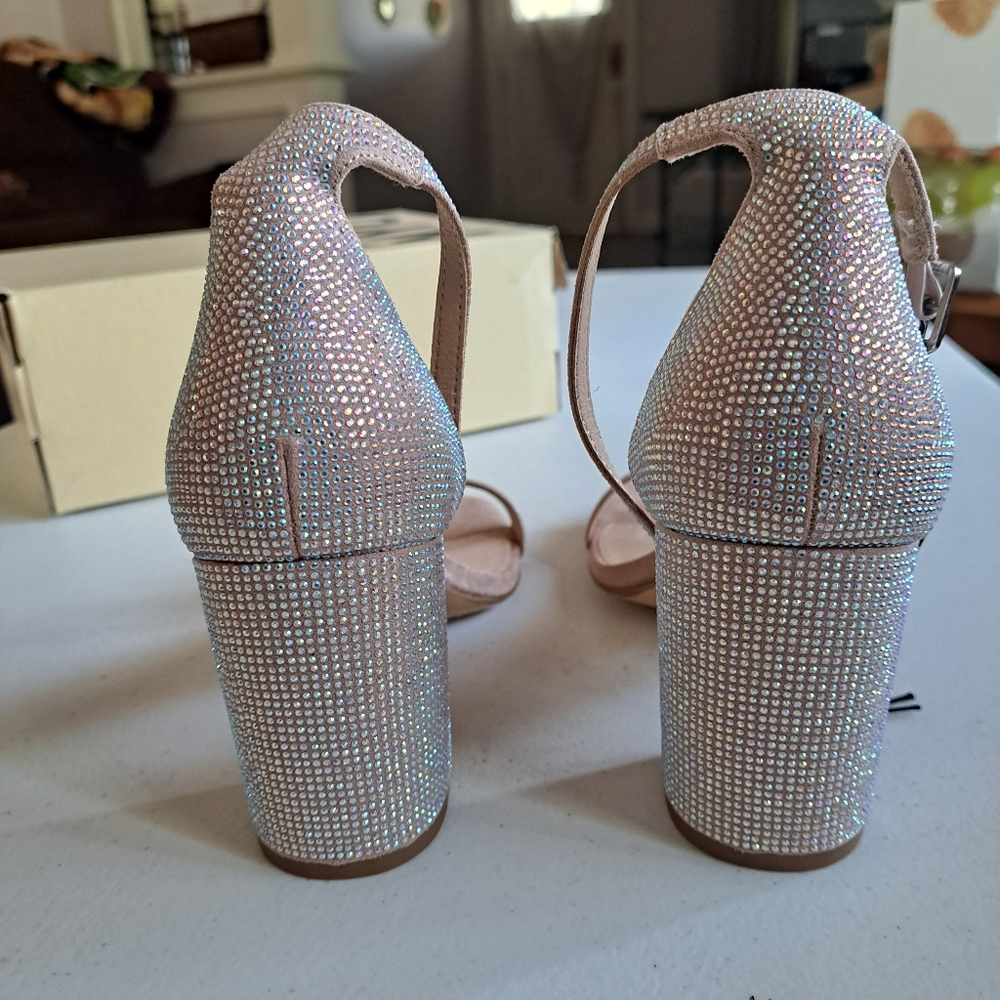 Madden NYC Rhinestone Heels - Picture 5 of 6